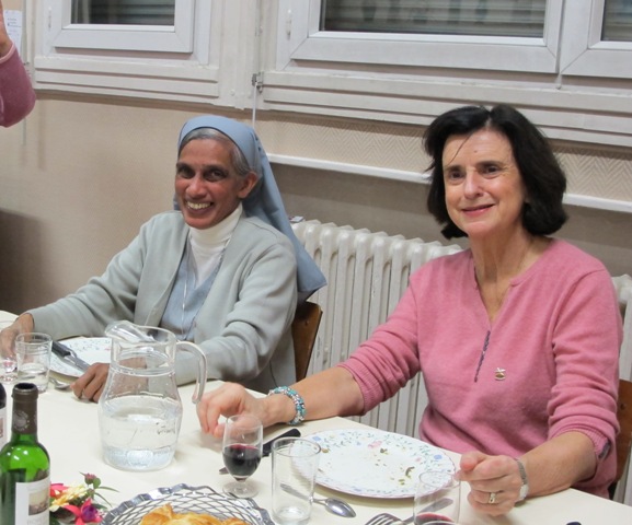 Soeur Terese Leena et Marie-Josée